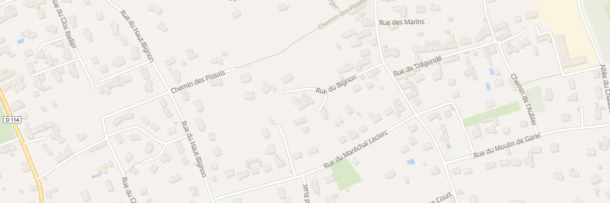 Plan du 42 Rue du Bignon au Minihic-sur-Rance