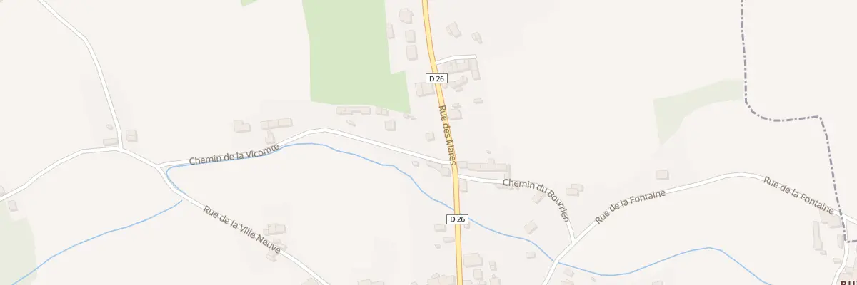 Plan du 9 Rue des Mares au Quiou