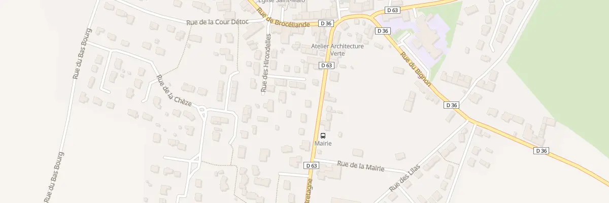 Plan du 14 Rue de Haute Bretagne à Treffendel