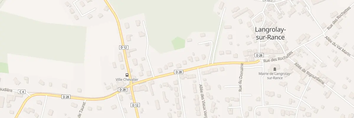 Plan du 24 Rue de la Croix Boissière à Langrolay-sur-Rance
