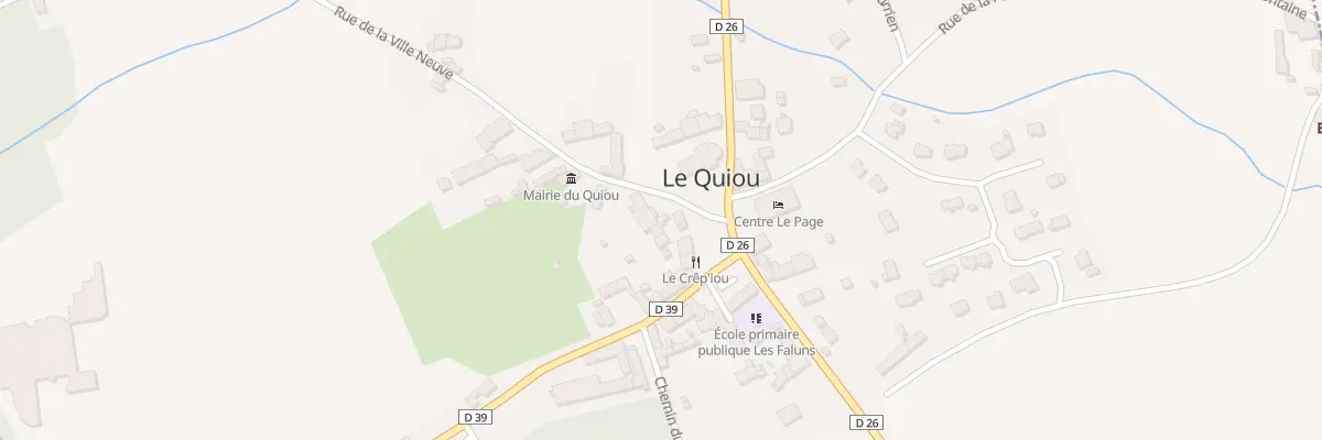 Plan du 11 Pl de l’Église au Quiou
