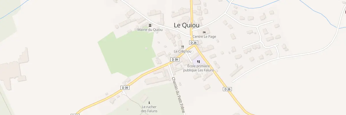 Plan du 6 Rue de la Villa Romaine au Quiou