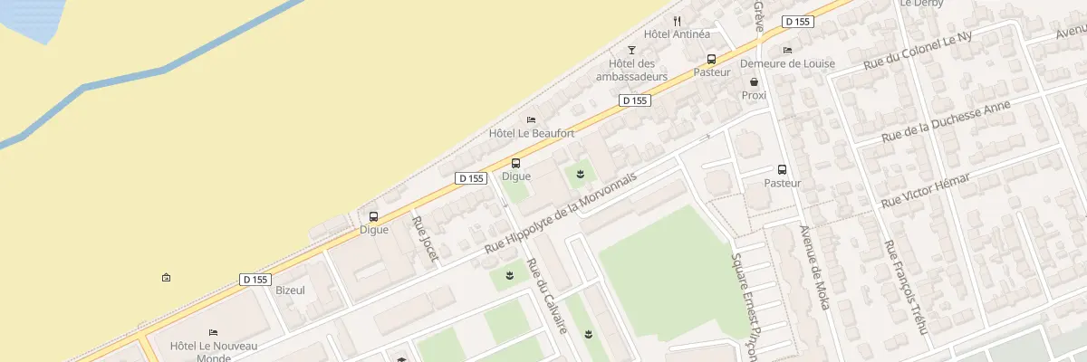 Plan du 35 Rue Hippolyte de la Morvonnais à Saint-Malo