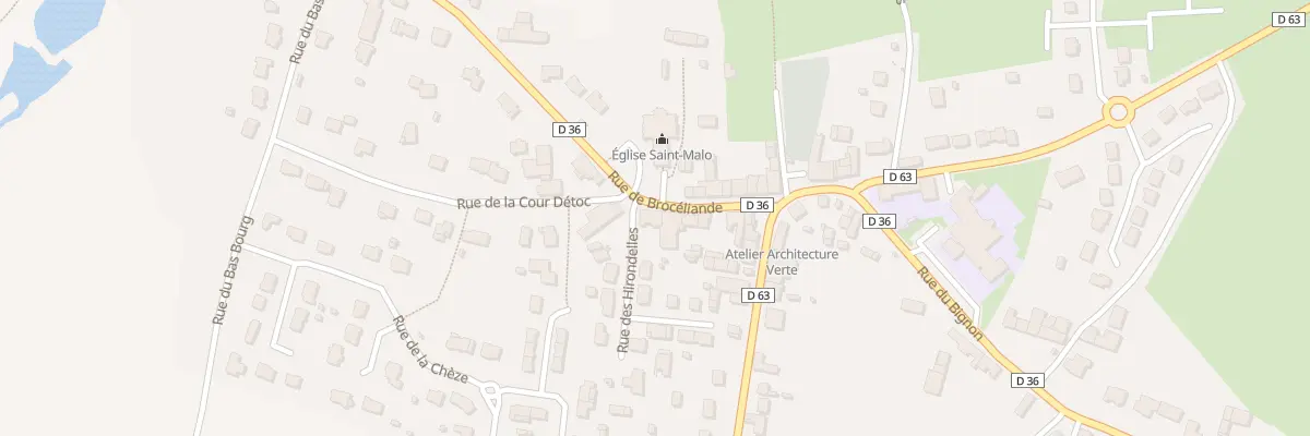 Plan du 13 Rue de Brocéliande à Treffendel