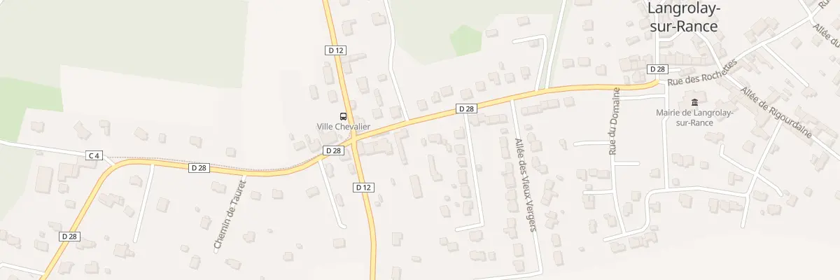 Plan du 19 Rue de la Croix Boissière à Langrolay-sur-Rance