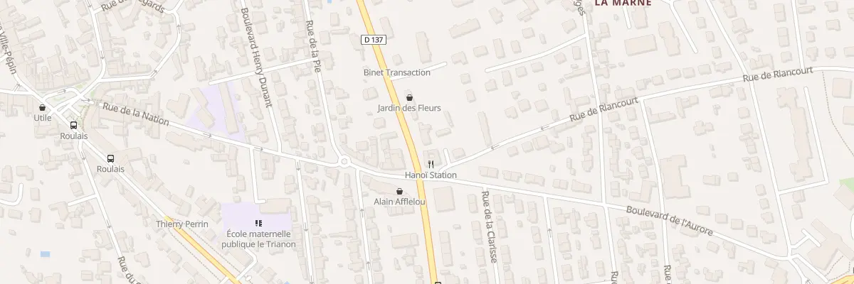 Plan du 59 Rue de la Marne à Melesse