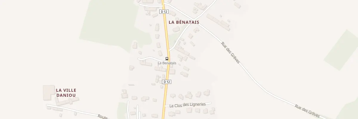 Plan du 12 Rte de Dinard à Langrolay-sur-Rance
