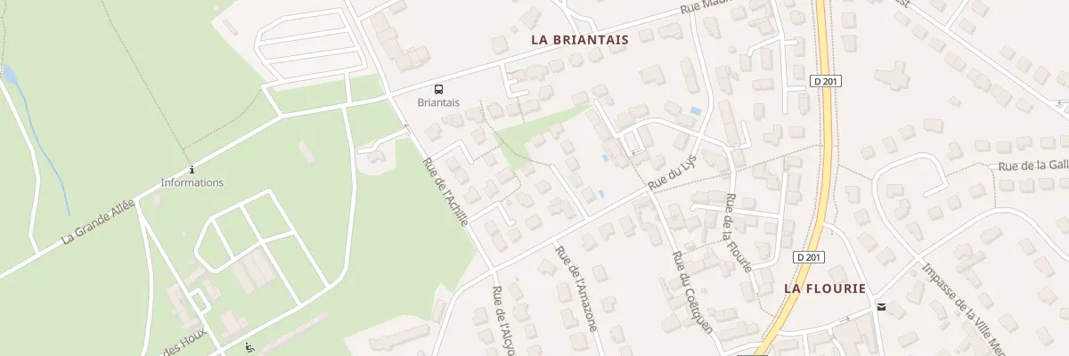 Plan du 3 All des Trois Chênes à Saint-Malo