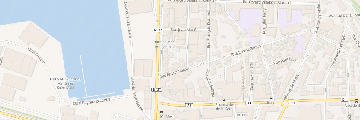 Plan du 24 Rue Jouanjan à Saint-Malo