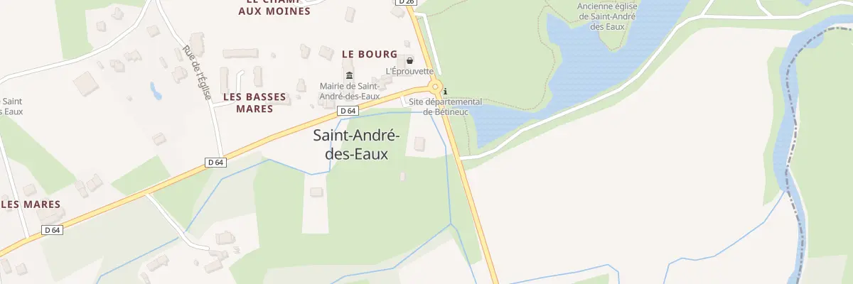 Plan du 5001A Le Bourg à Saint-André-des-Eaux