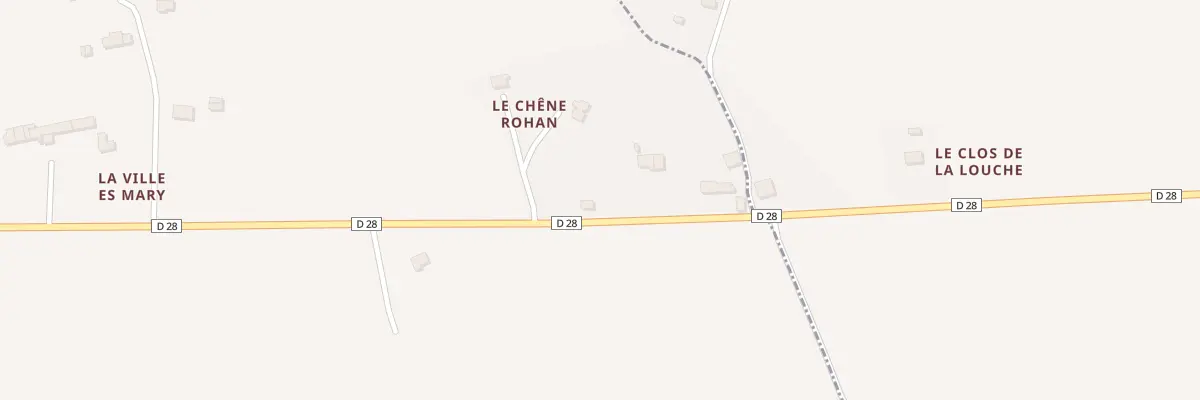 Plan du 5197 Le Chêne Rohan à Montauban-de-Bretagne