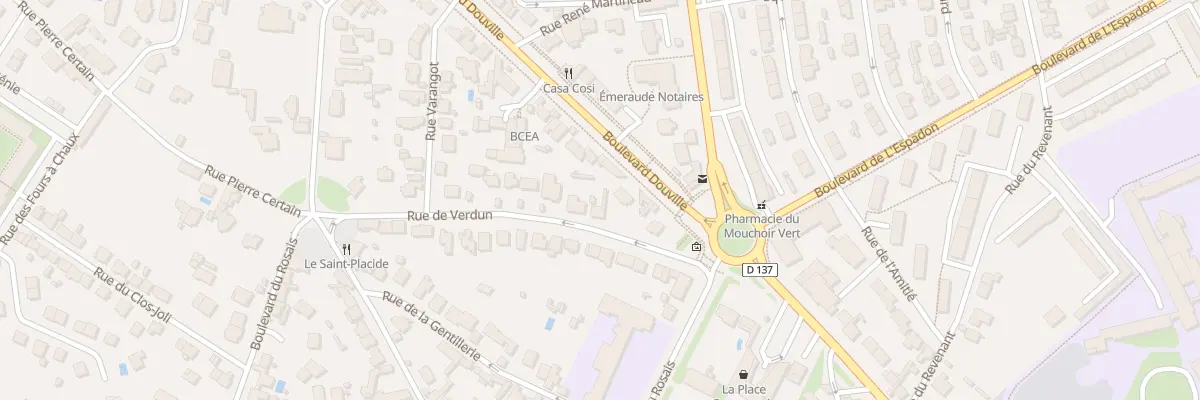 Plan du 25 Rue de Verdun à Saint-Malo