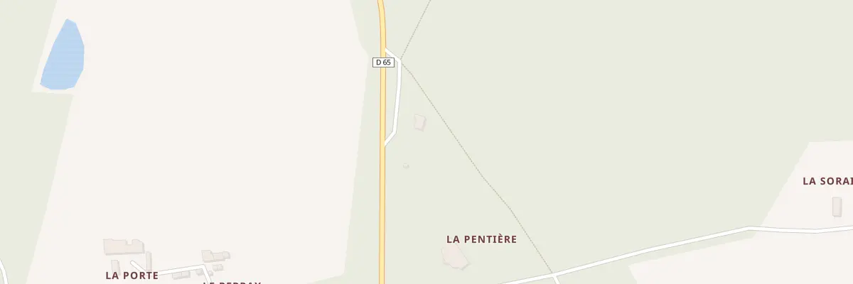 Plan du 206 La Pentiere à Val d’Anast