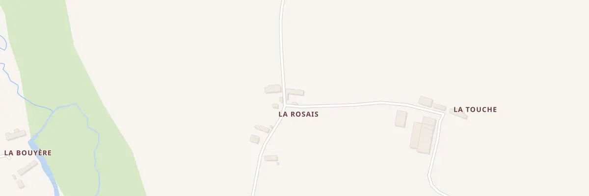 Plan du 5075 La Rosais à Landujan