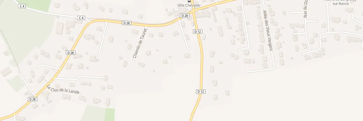 Plan du 1 Rue de la Ville Chevalier à Langrolay-sur-Rance