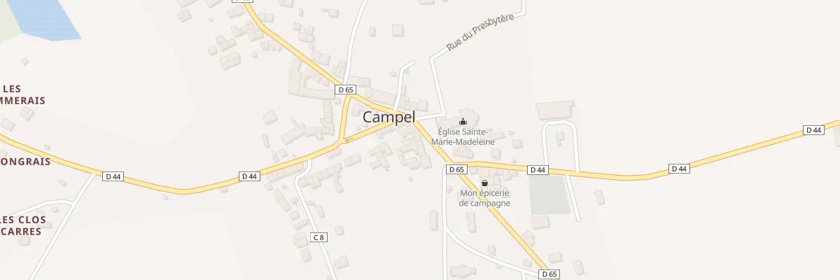 Plan du 204 Pl de l’Eglise (Campel) à Val d’Anast