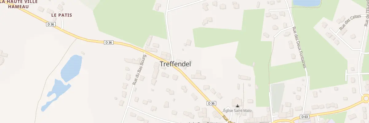 Plan du 36 Rue de Brocéliande à Treffendel