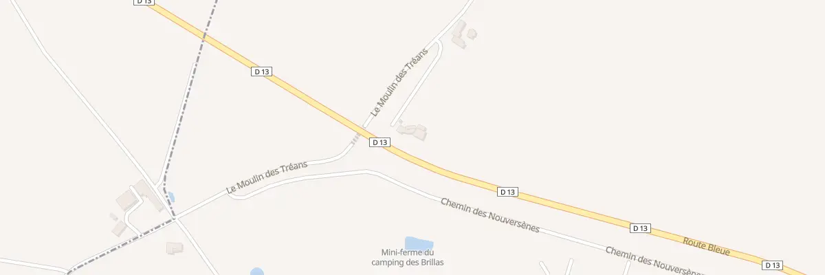 Plan du 6 Moulin des Treans aux Moutiers-en-Retz