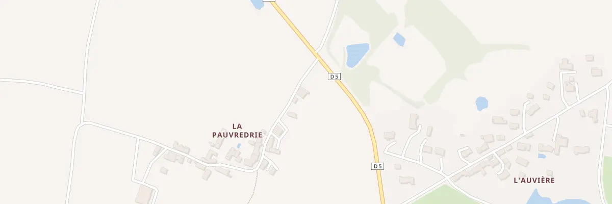 Plan du 2 La Pauvredrie à Chauvé