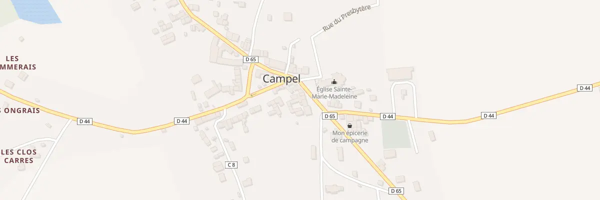 Plan du 203 Pl de l’Eglise (Campel) à Val d’Anast