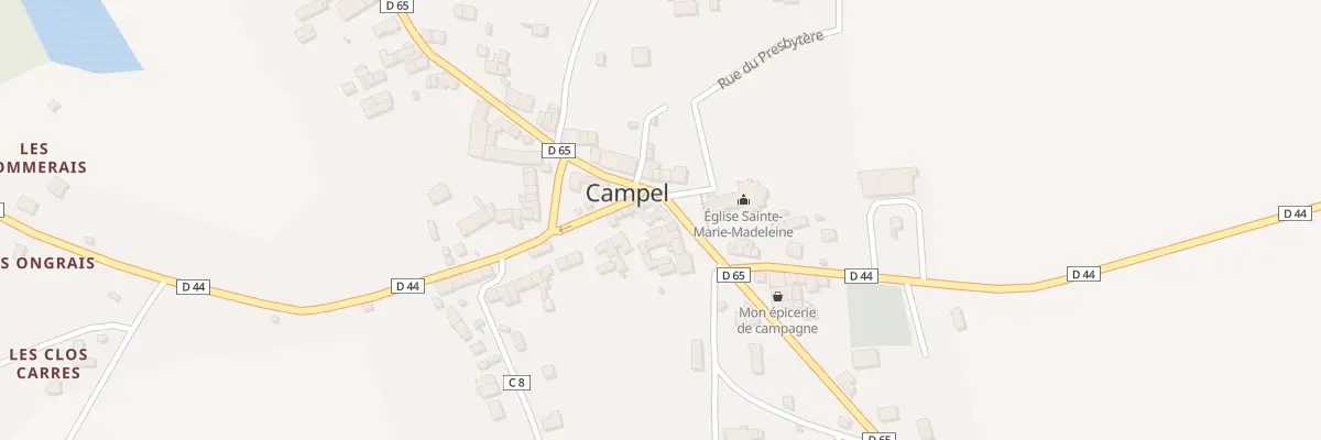 Plan du 206 Pl de l’Eglise (Campel) à Val d’Anast