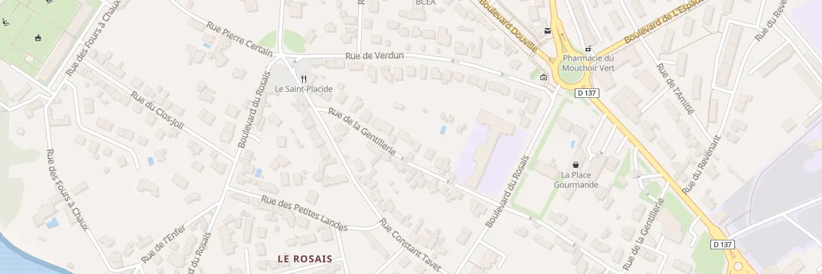Plan du 15 Rue de la Gentillerie à Saint-Malo
