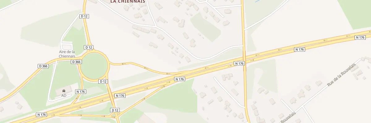 Plan du 2 La Chiennais à Plouër-sur-Rance