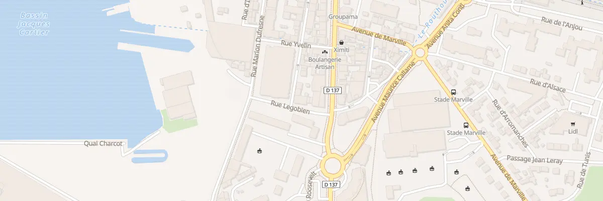 Plan du 5 Rue Le Gobien à Saint-Malo