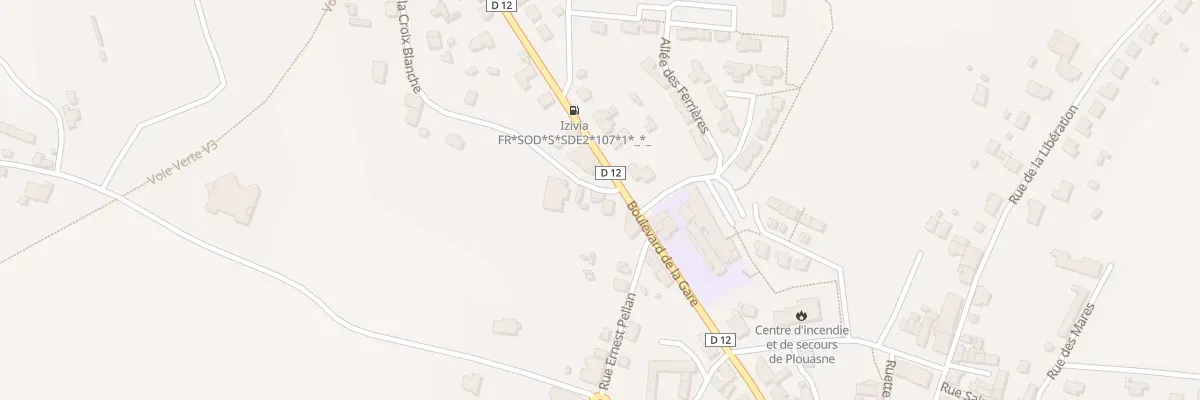 Plan du 1 Rue de la Croix Blanche à Plouasne