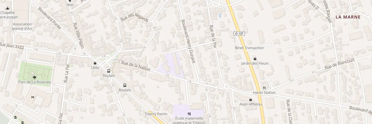 Plan du 42 Bd Henry Dunant à Saint-Malo