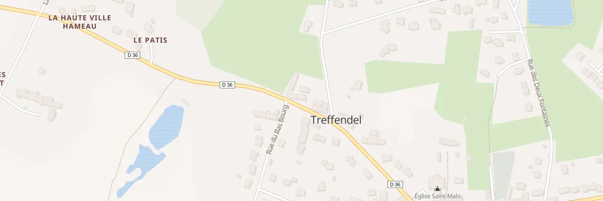 Plan du 40 Rue de Brocéliande à Treffendel