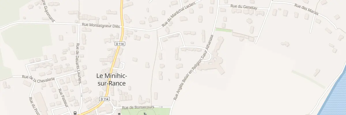 Plan du 4 Rue Angèle Belair au Minihic-sur-Rance