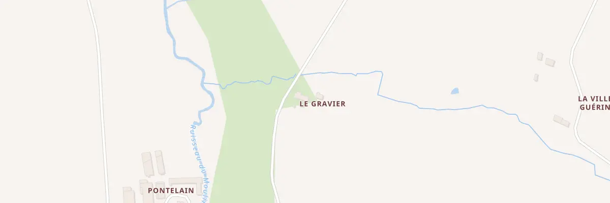Plan du 10 La Gravier à Landujan