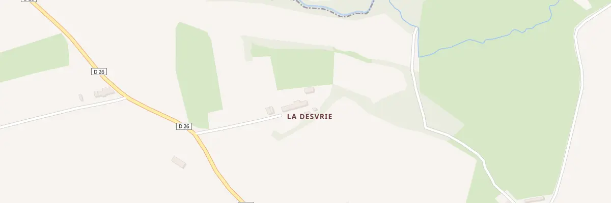 Plan du 18 La Desvrie à Saint-André-des-Eaux