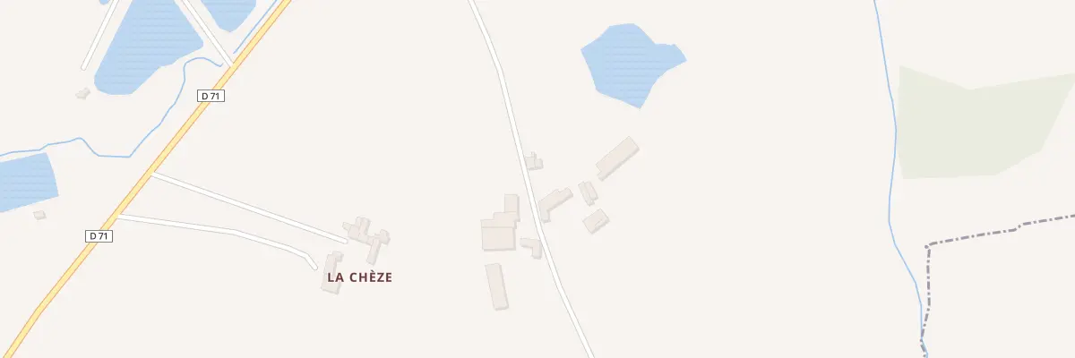Plan du 5209 La Cheze à Landujan