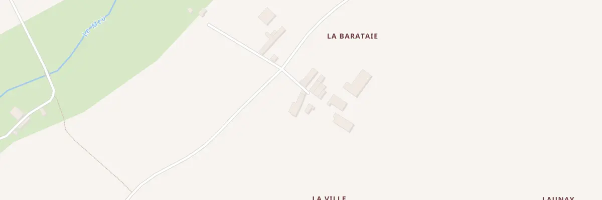 Plan du 2 La Baratais à Iffendic