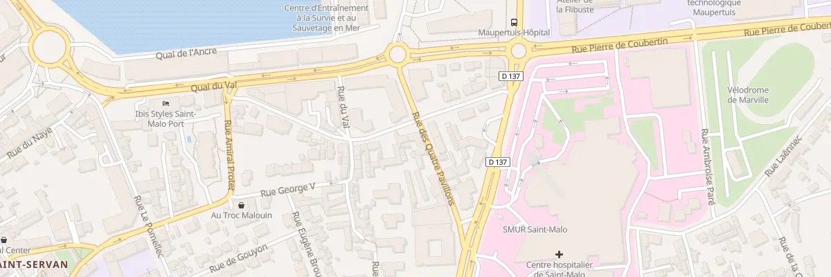 Plan du 34 Rue Lecoufle à Saint-Malo
