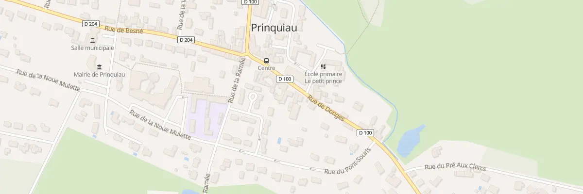 Plan du 1 Pl de l’Eglise à Prinquiau