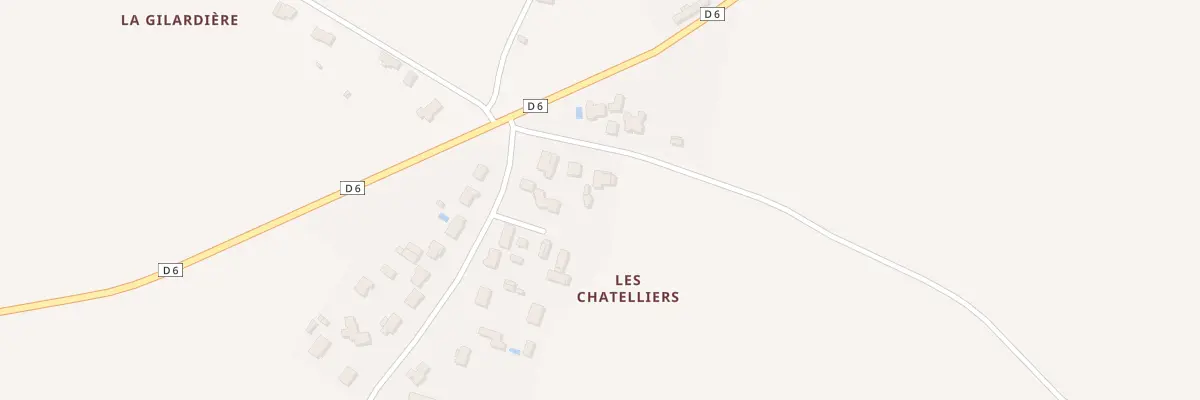 Plan du 6 Les Chatelliers à Chauvé