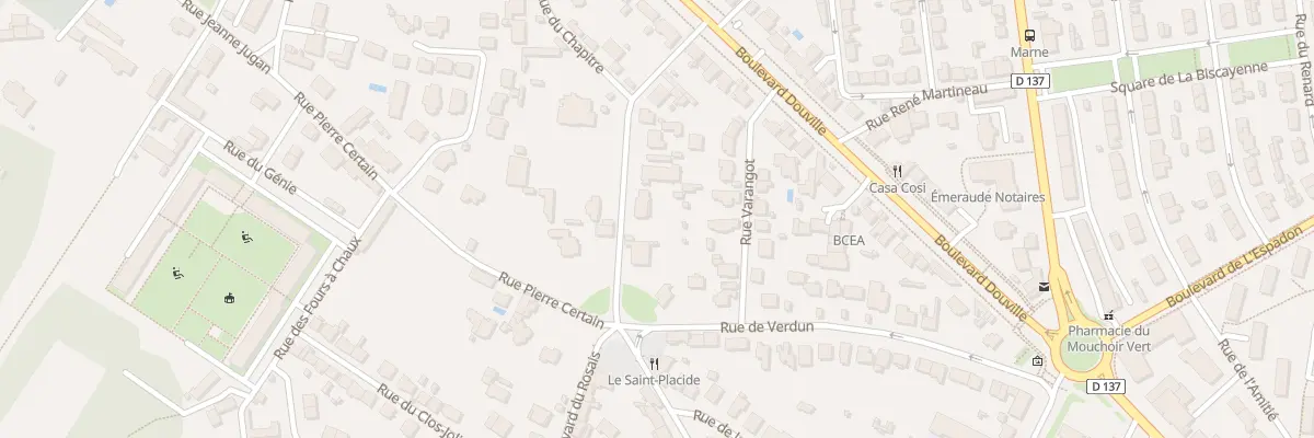 Plan du 39 Rue du Chapitre à Saint-Malo