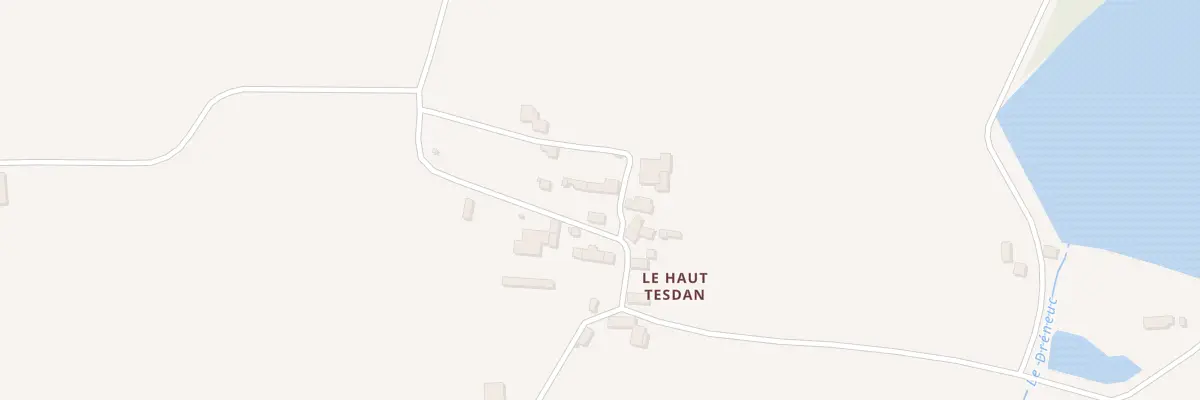 Plan du 6 Le Haut Tesdan à Avessac