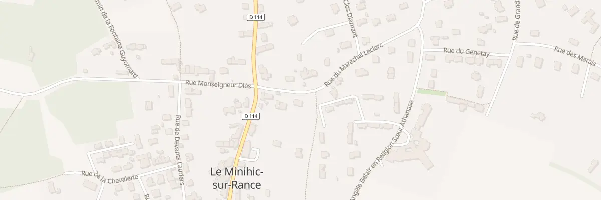 Plan du 6 Rue du Maréchal Leclerc au Minihic-sur-Rance