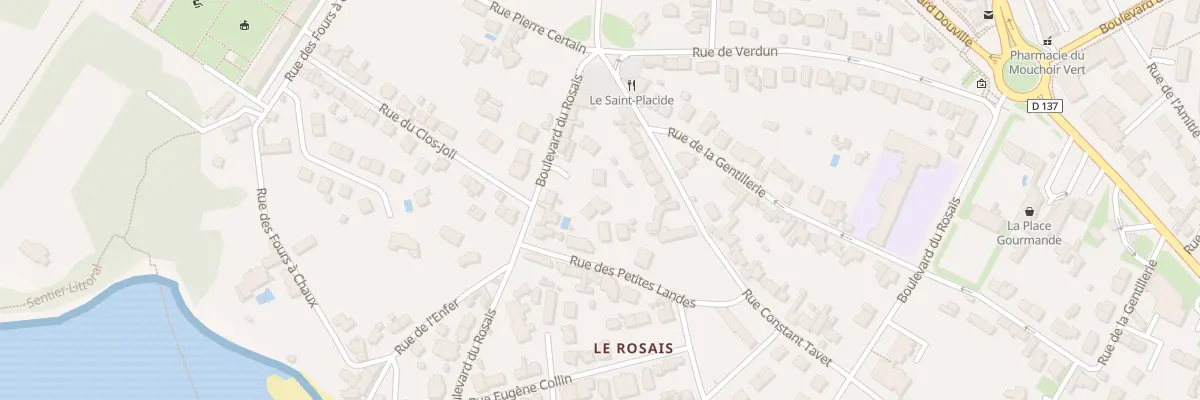 Plan du 13 Bd du Rosais à Saint-Malo