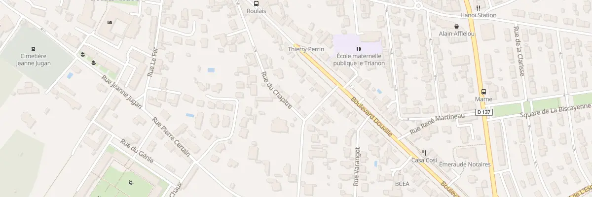 Plan du 27 Rue du Chapitre à Saint-Malo