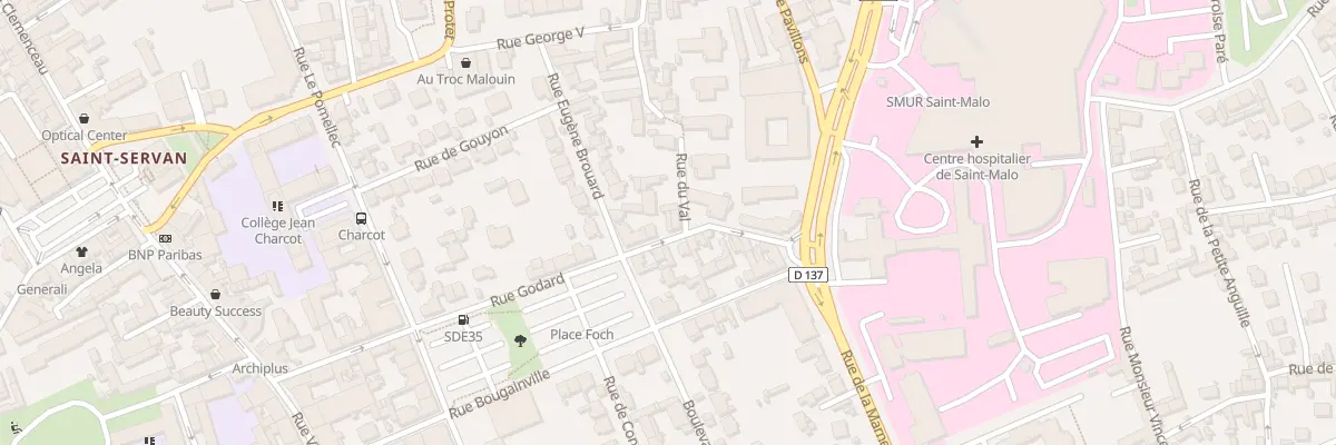 Plan du 49 Rue Godard à Saint-Malo