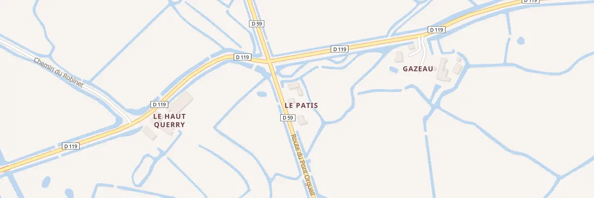 Plan du 113 Rte du Pont Orgueil à Treize-Septiers