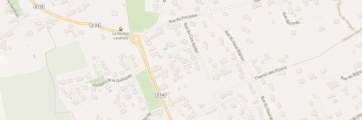 Plan du 16 Rue du Clos Redier au Minihic-sur-Rance
