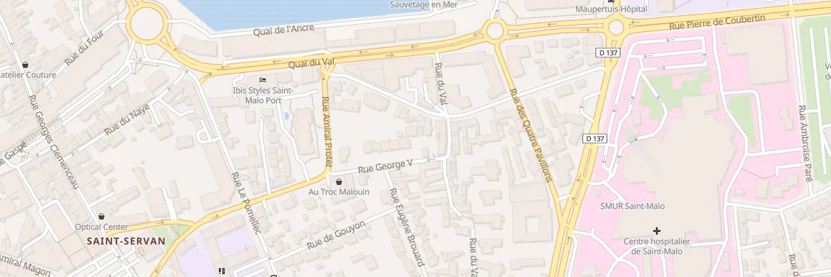 Plan du 47 Rue George V à Saint-Malo