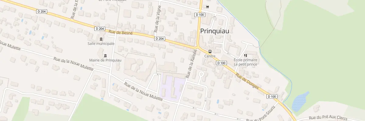 Plan du 5 Rue de Besné à Prinquiau