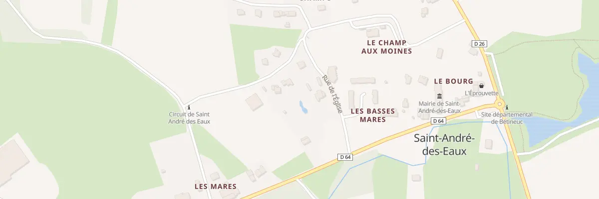 Plan du 7 Le Champ aux Moines à Saint-André-des-Eaux